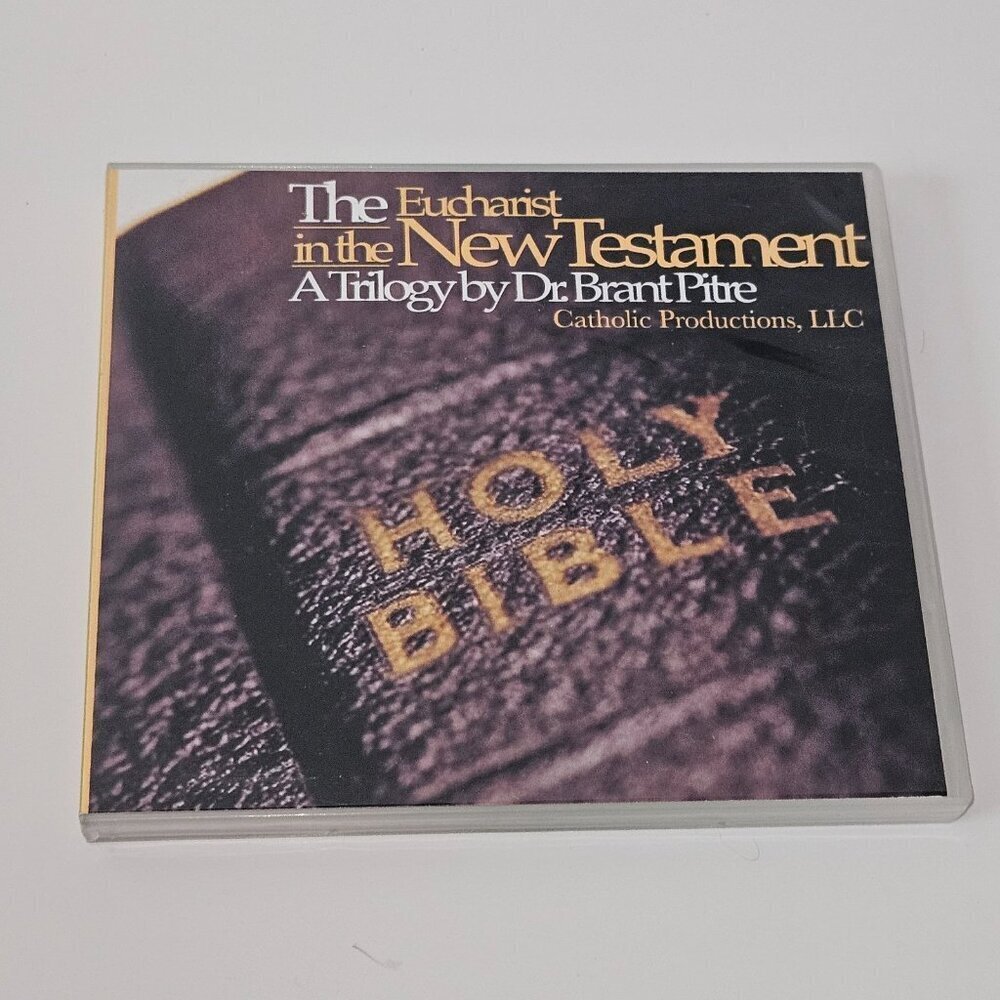 Eucharist in New Testament Trilogy by Dr Brant Pitre 3 CDs Catholic Productions